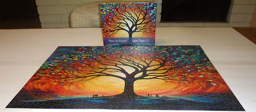 Tree On Sunset