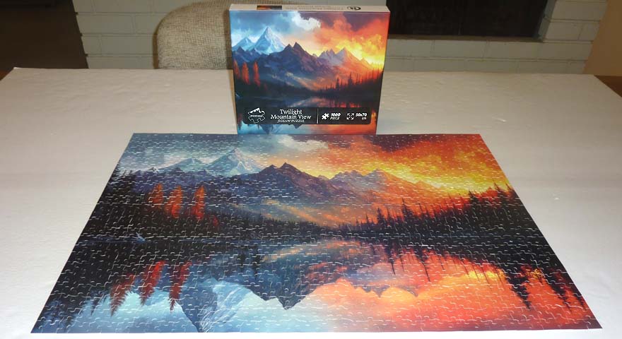 Twilight Mountain View