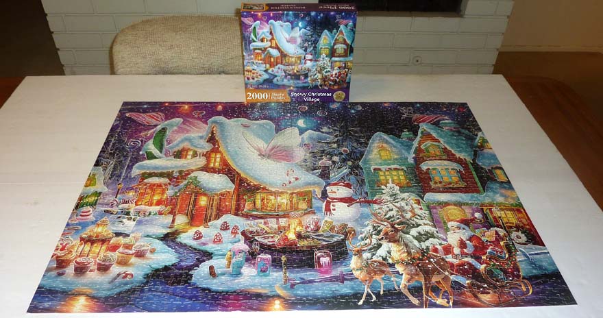 Snowy Christmas Village