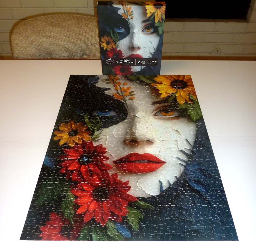 Colorful Flower Woman